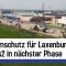 Bau der Lärmschutzwand geht zügig voran