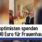 Erlös des MArktes in der Sala Terrena wird gespendet
