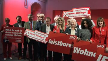 SPNÖ . Bezirk Mödling im Wahlkampf