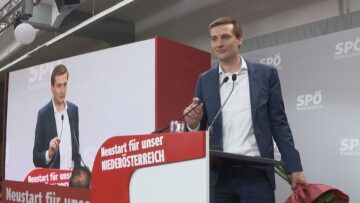 Sven Hergovich mit 96,2% zum SPNÖ-Chef gewählt