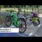 Fahrradständer im Stadtpark sind da
