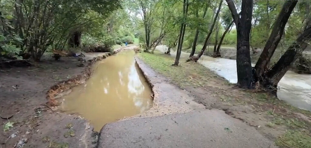 Hochwasser Liesingbach Wien 2024