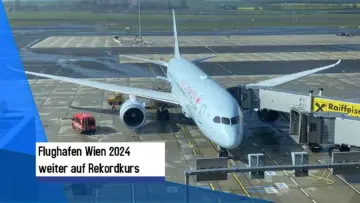 Flughafen Wien Sept 24 Rekordkurs