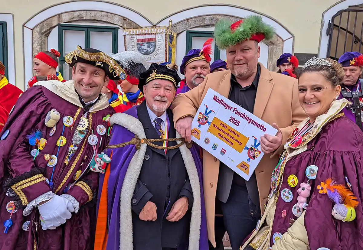 Mödlinger Fasching 2025 Mömö Narrenwecken