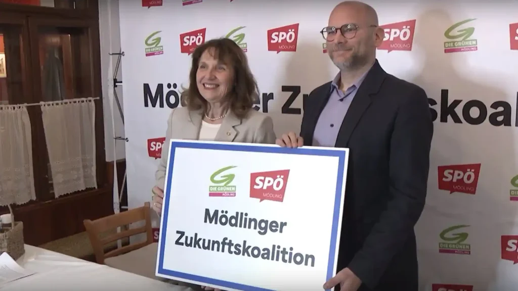 Grün Rot Mödling Zukunftskoalition PK