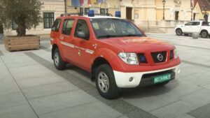 Laxenburg Feuerwehrauto Übergabe Ukraine