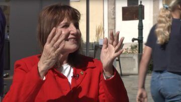 Stadtfest Mödling: Bürgermeisterin Silvia Drechsler talkt