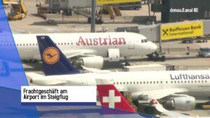 Frachtaufkommen Flughafen Wien