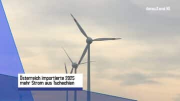 Stromimporte aus Tschechien 2025 nach NÖ gestiegen