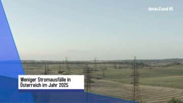 Stromausfälle in Österreich 2025 auf Rekordtief